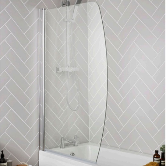 800 x 1400mm Sail Bath Screen 800 x 1400mm Sail Bath Screen
