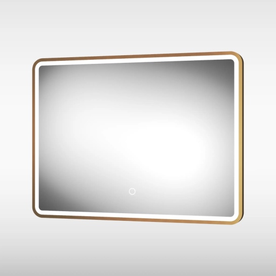Main Image for Brushed Brass Frontier LED Mirror with Demister