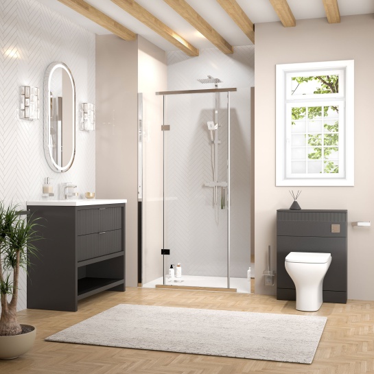 jasmine recessed shower suite with black 1000mm vanity unit wc toilet unit chrome jasmine recessed shower suite with black 1000mm vanity unit wc toilet unit chrome