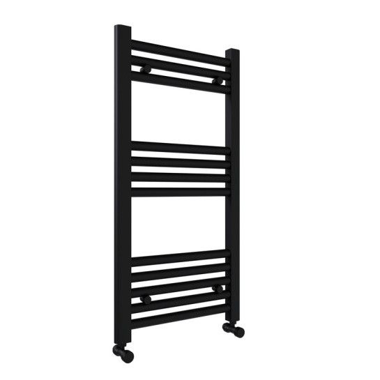 Black Straight Towel Rail 400 x 800 Product Image for Black Straight Towel Rail 400 x 800