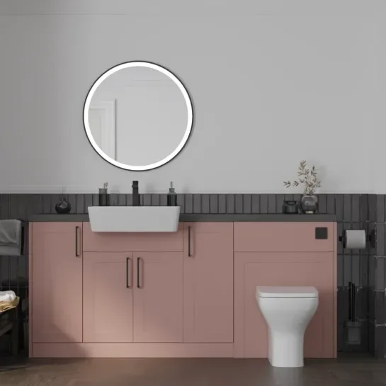 Oliver Pink 1800 Shaker Fitted Furniture 1 Main product image for the Oliver Pink 1800 Shaker Fitted Furniture 1