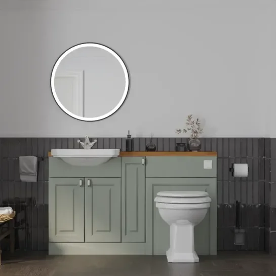 Oliver Sage Green 1400 Shaker Fitted Furniture 1 Main product image for the Oliver Sage Green 1400 Shaker Fitted Furniture 1