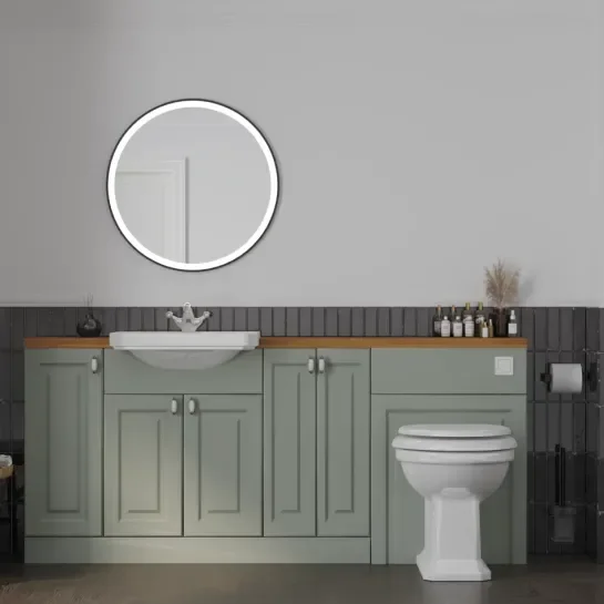 Main product image for the Oliver Sage Green 1900 Shaker Fitted Furniture 1