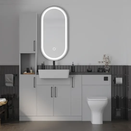 Main product image for the Oliver Dust Grey 1600 Slim Shaker Fitted Furniture 1