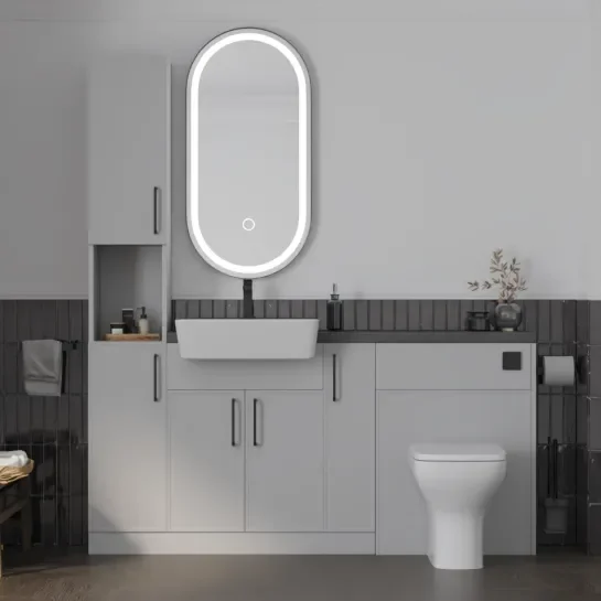 Oliver Dust Grey 1700 Slim Shaker Fitted Furniture 1 Main product image for the Oliver Dust Grey 1700 Slim Shaker Fitted Furniture 1