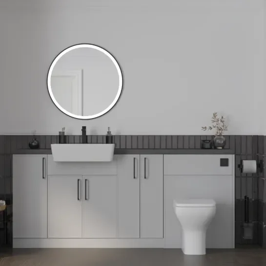 Oliver Dust Grey 1900 Slim Shaker Fitted Furniture 1 Main product image for the Oliver Dust Grey 1900 Slim Shaker Fitted Furniture 1