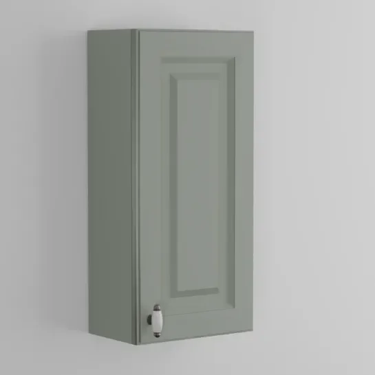 Main Product Image for Oliver Sage Green 300mm Wall Cabinet with Traditional Shaker Door