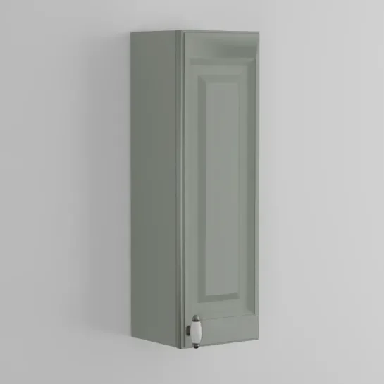 Main Product Image for Oliver Sage Green 200mm Wall Cabinet with Traditional Shaker Door
