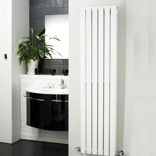 White Sloane Single Panel Radiator White Sloane Single Panel Radiator