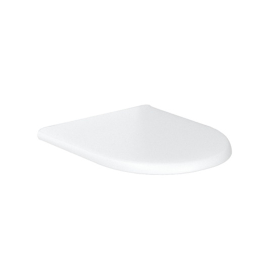 Slimline Toilet Seat for Curve & Fine Curve & Carbamide Soft Close Toilet Seat Contemporary Design and White Finish