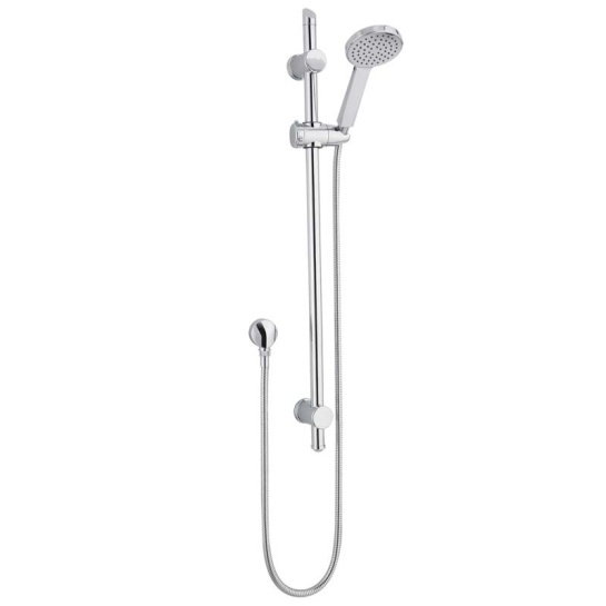 Chrome Bathroom Shower Water Saving Slide Rail Kit