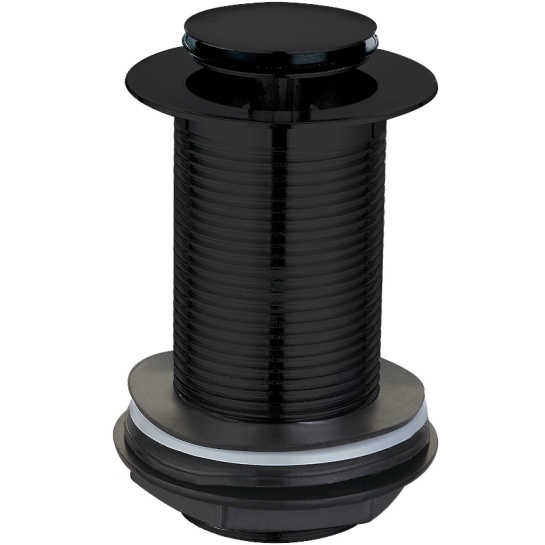 Glade Black Sink Waste Slotted Product Image for Glade Slotted Basin Waste Black