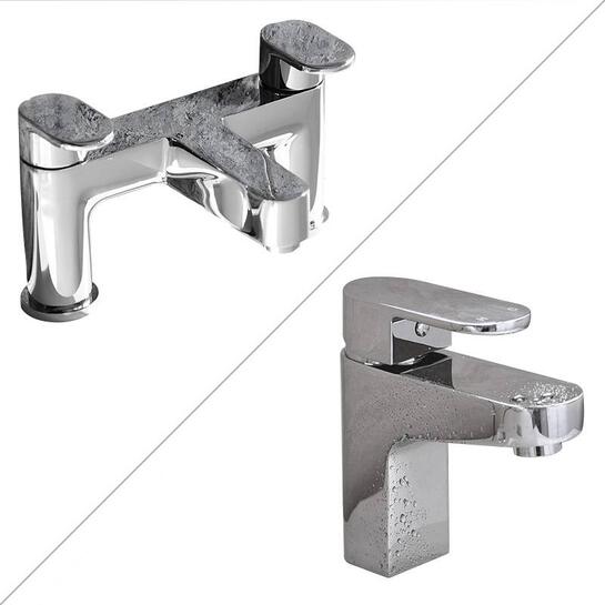 Virgo Basin Mono Mixer + Bath Tap