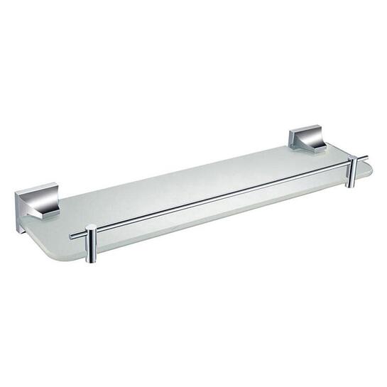 Chancery Single Glass Shelf Chrome