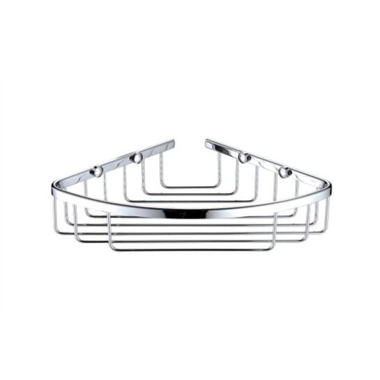 Heritage Corner Wire Basket Chrome