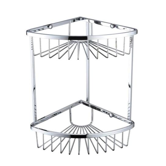 Heritage 2 Tier Wire Basket Chrome