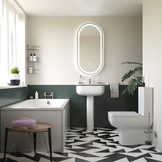 Laguna Square Design Bathroom Suite