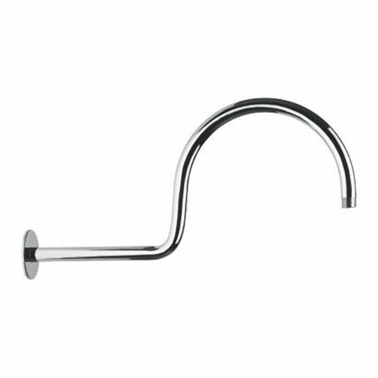 Victorian Chrome Wall Mounted Shower Arm, 20mm Diameter  & 480mm Long