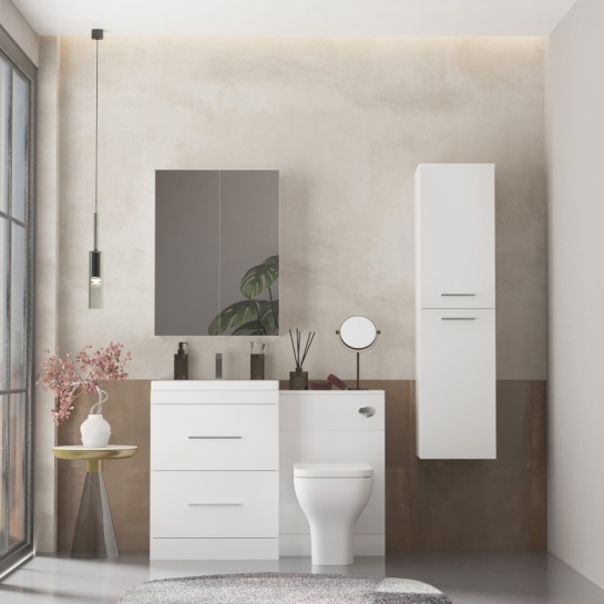 Patello Bathroom Furniture Suite Modern Stylish