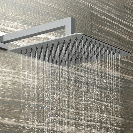 Chrome Slim Square Fixed Shower Head 300x300mm Chrome Slim Square Fixed Shower Head 300x300mm