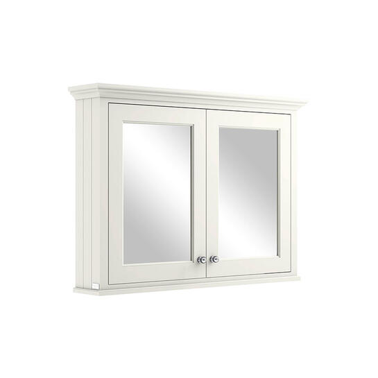 Pointing White 1050MM Mirror Wall Cabinet