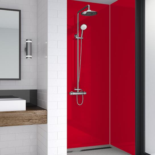 Product image for Wetwall Shower Panels Acrylic Flamingo Matt or Gloss Finish Various Sizes