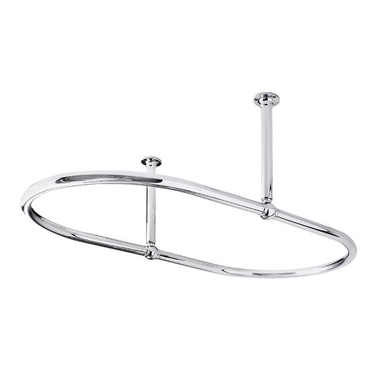 bayswater victrion chrome oval shower curtain ring