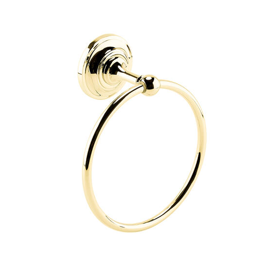 bayswater victrion gold towel ring