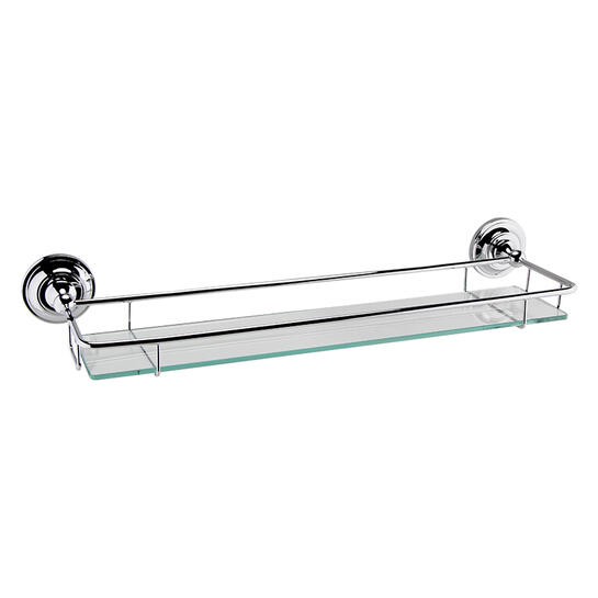 bayswater victrion chrome gallery shelf