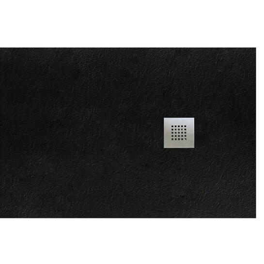 alan 1800 x 800 rectangular black slate tray 26mm