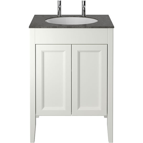 heritage caversham 600mm chantilly freestanding dorchester vanity with under counter basin