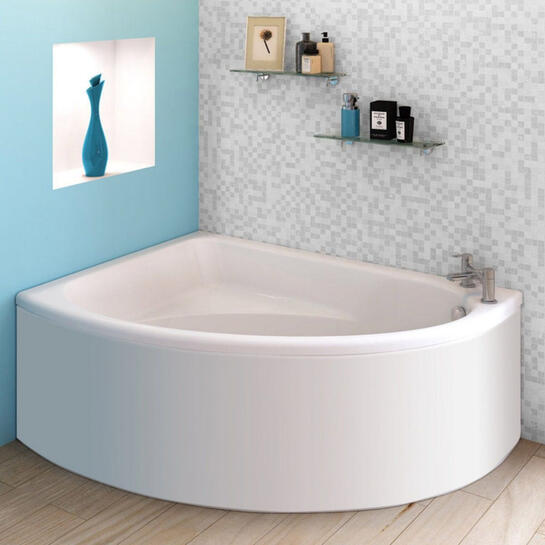 Designer quality Trojan Orlando Offset Corner Bath and Panel