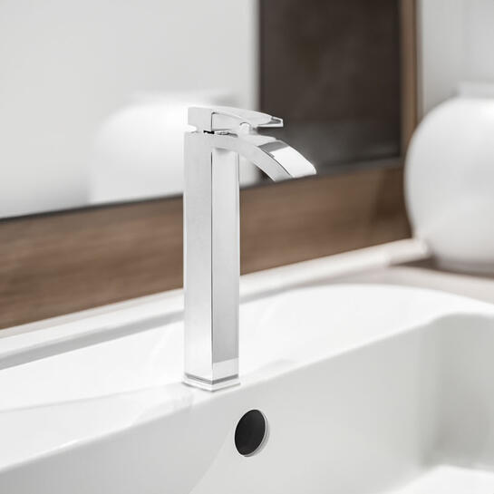 Chrome Tall Basin Tap