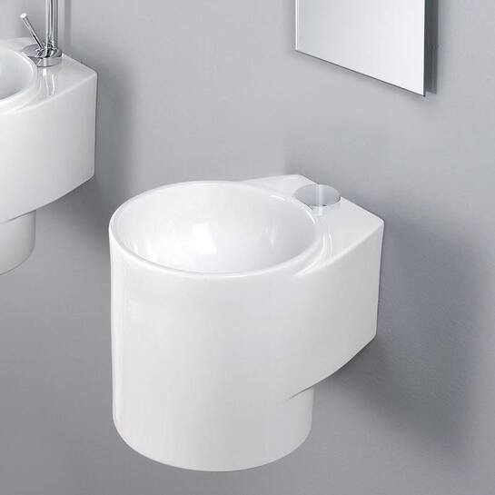 Celina White Ceramic Basin [L314]