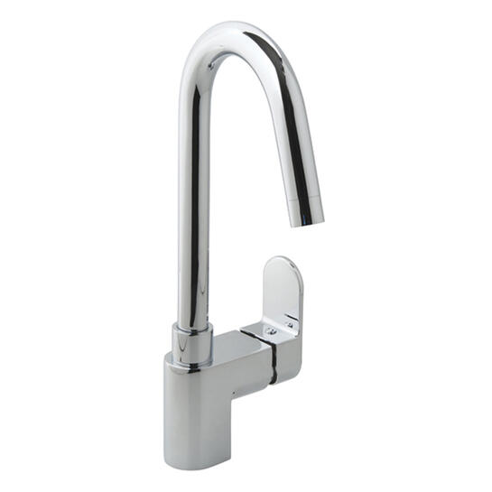 mono sink mixer single lever deck mounted with swivel spout