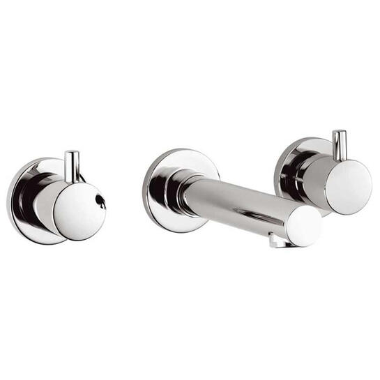 3 hole basin mixer wall mounted