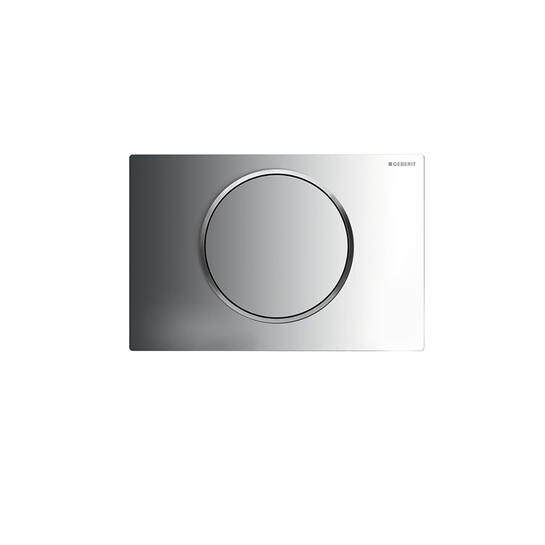 Sigma10 single flush plate,chrome gloss