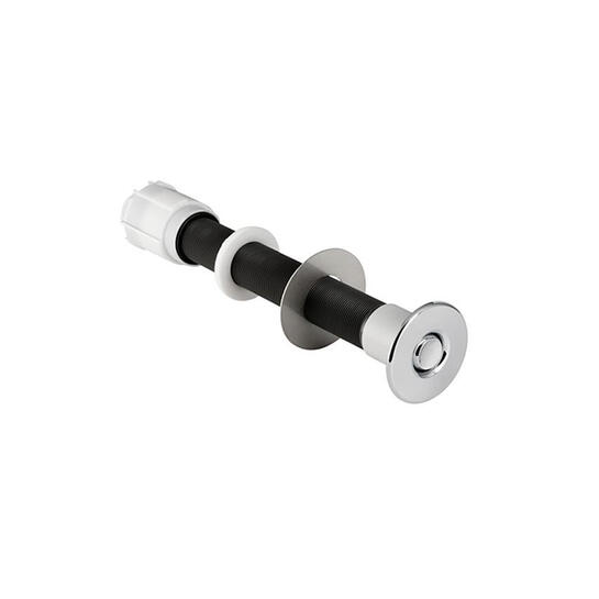 pneumatic long wall push button metal - single flush,