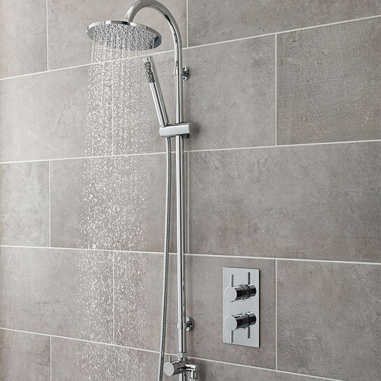C/p Destiny Shower Kit With Concealed Outlet Elbow