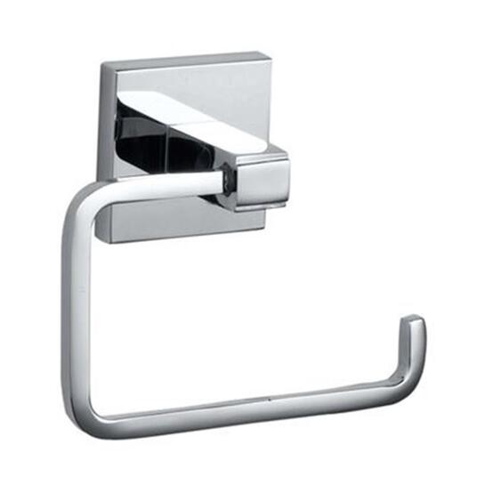 Kubix Toilet Paper Holder Silver Chrome Wall Mounted Bathroom Accessory