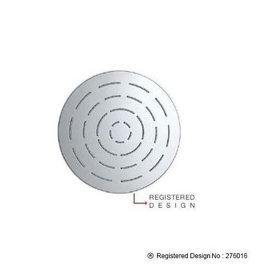 Single Function 240mm dia Round Shape Maze Overhead Shower, Stainless Steel, MP 0.5, Round Head