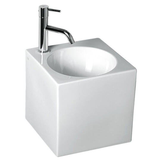 wall hung white basin Cubo2 Ceramic Basin Wall Hung straight Designer and Stylish Bathroom Accessory