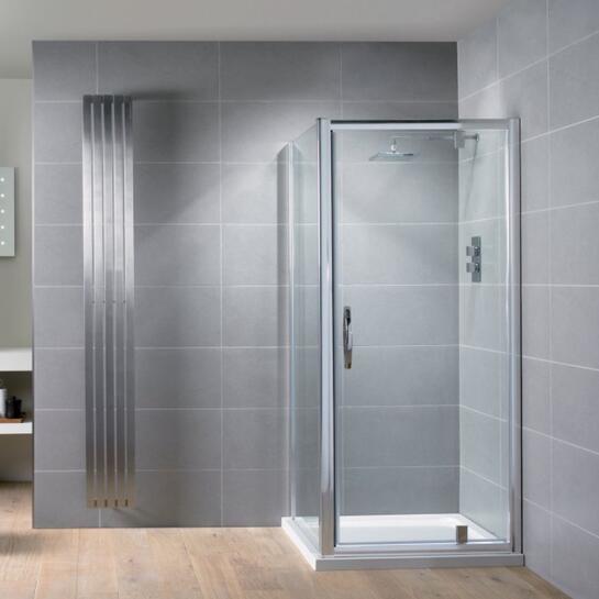 Product image for Venturi 8 Pivot Shower Door 8mm Glass Easy Clean Various Sizes