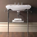 Astoria Deco Large Basin 640mm White 3TH With Large Basin Stand