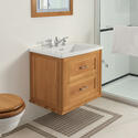 Radcliffe Thurlestone Wall Hung Vanity Unit 1TH including Front Wooden Legs