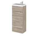 small quality Combination Compact 400 Cloakroom Vanity Unit (Colour Options) Cloakroom vanity