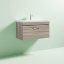 Atheana 800 Wall Hung 1-Draw Bathroom Vanity Unit With Basin (colour options)