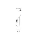 Trent Thermostatic Two Outlet Concealed Diverter Shower Valve , Fixed Shower Arm, Handset & Holder with Hose 6inch head