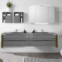 Solitaire 6025 Bathroom vanity unit, 4 drawers 482x1300x460