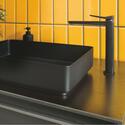 Bathroom Basin Mixer Tall Tap in matt black finish